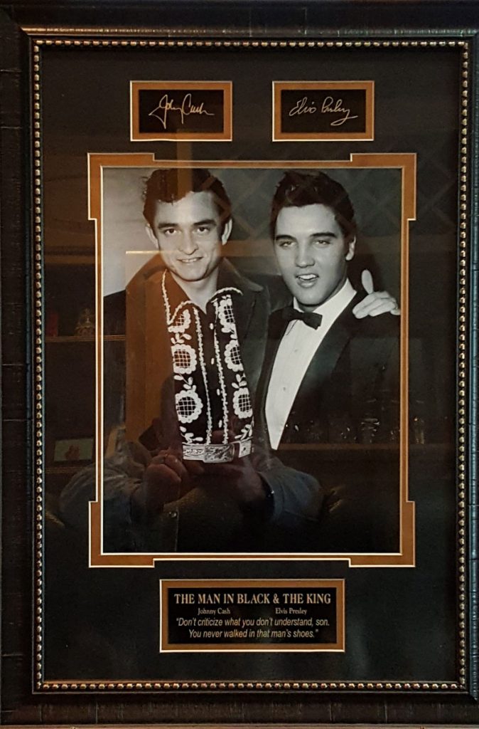 Johnny Cash Elvis Presley SMALL Wheel To Survive